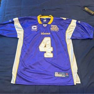 Minnesota Vikings Reebok Brett Farve Jersey Sz 50(L) Men’s